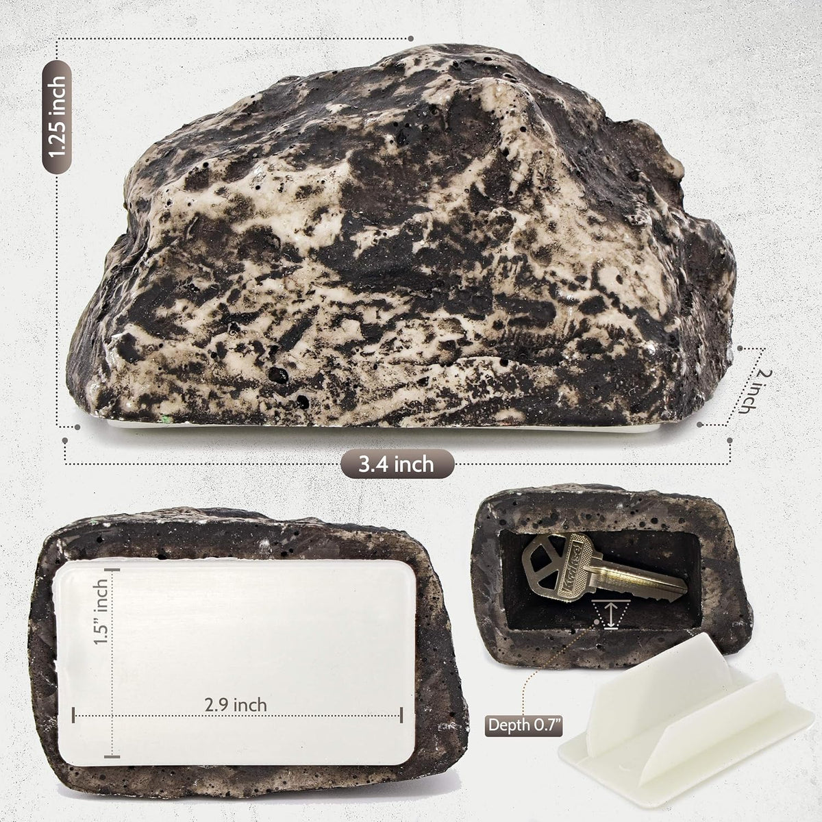 Key Stone Rock (KSR1) Single Decorative Piece