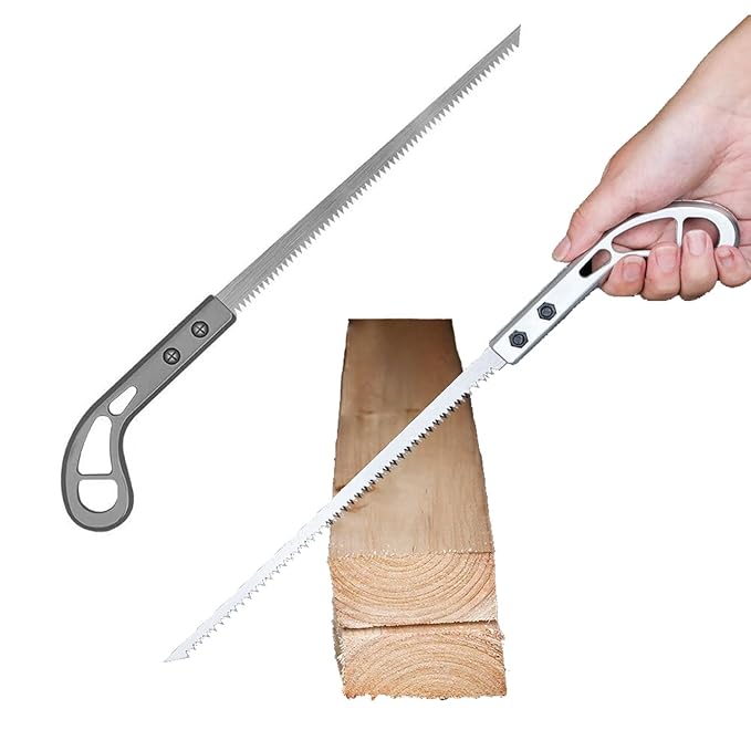Portable Hand Saw for Wood Cutting with Non-Slip Handle