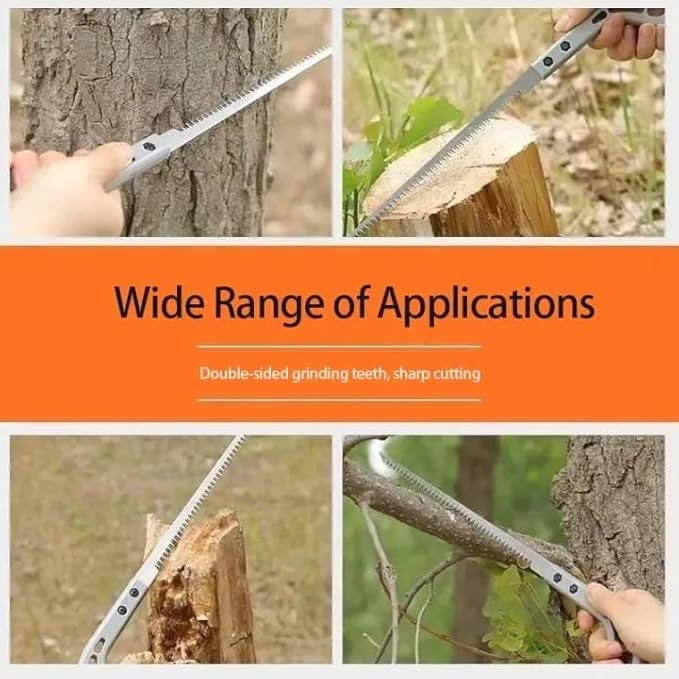 Portable Hand Saw for Wood Cutting with Non-Slip Handle