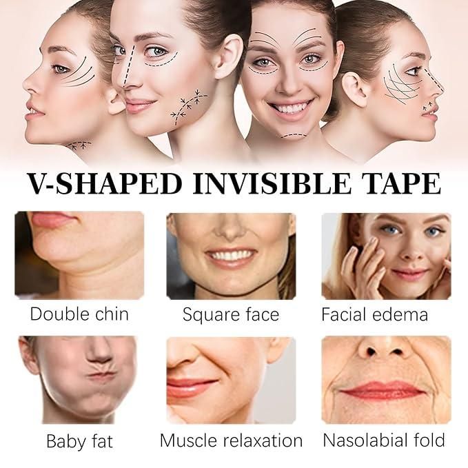 V-Shaped Invisible Tapes, Set of 40 Patches