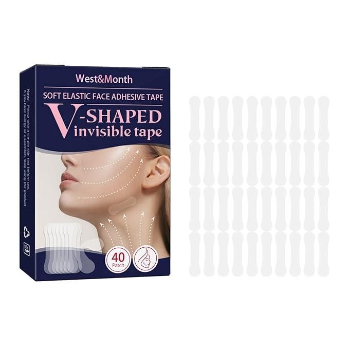 V-Shaped invisible face lift tapes set of 40 patches