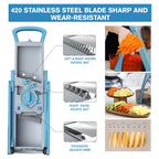 Vegetable Chopper Slicer for Kitchen- CL-DW-1159, stainless steel & plastic
