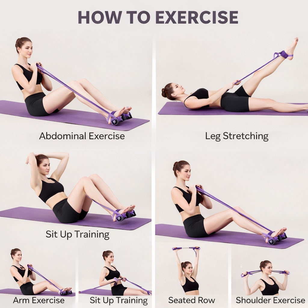 Yoga Pedal Puller Resistance Band for Full Body Fitness