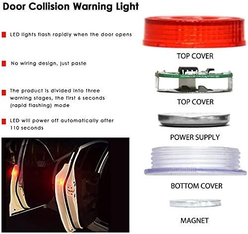 Wireless Car Door Warning Lights - Pack of 2