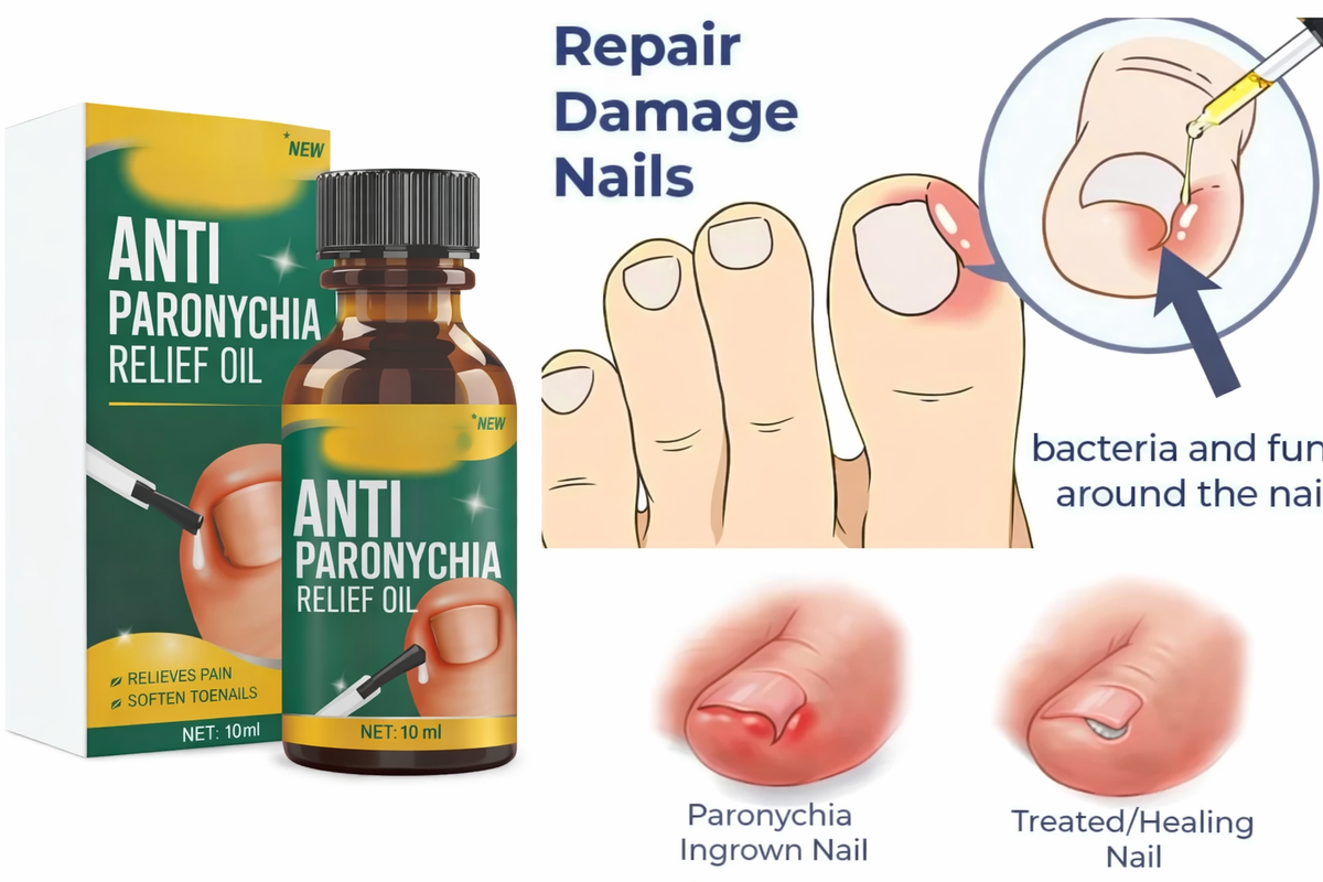 Anti-Paronychia Natural Nail Relief Oil, Pack of 2