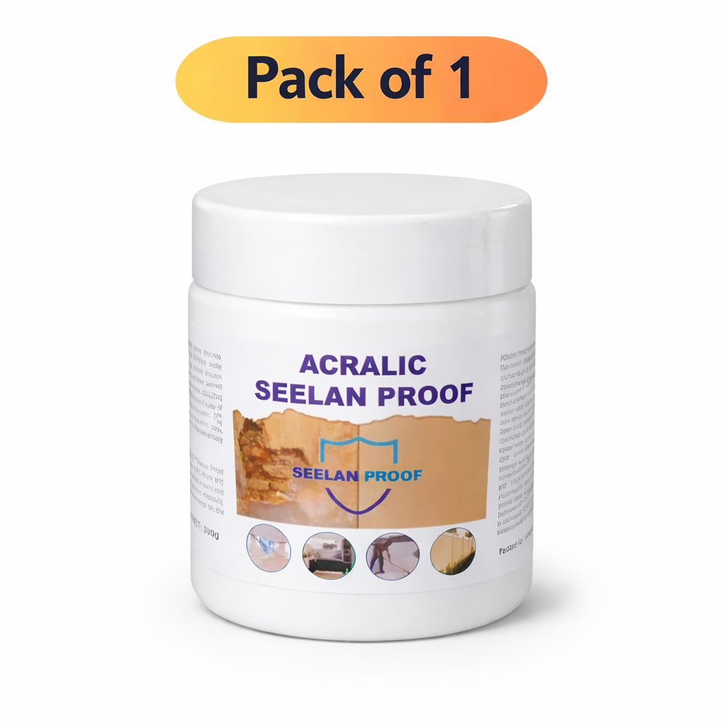 A single container of Acralic Seelan Proof surface sealant in white packaging
