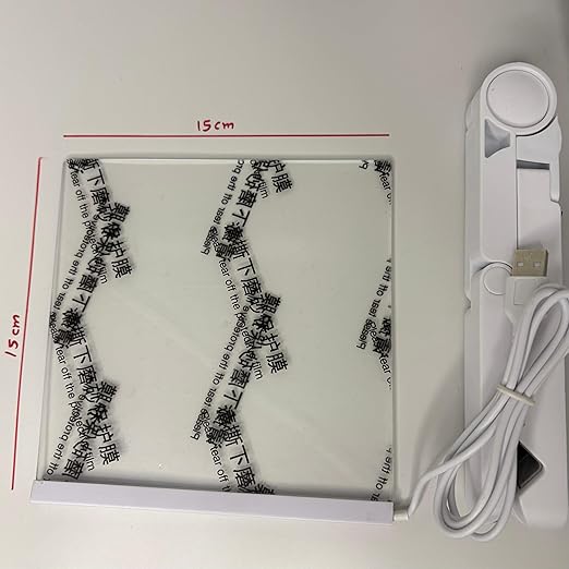 Acrylic Luminescent Writing Board - Transparent Message Memo Pad