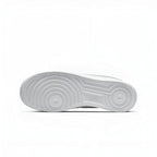 Men Perforated Air Force Sneakers - Faux Leather Casual Footwear