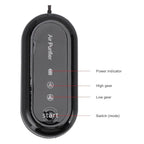Wearable Portable Air Purifier Necklace, USB Rechargeable Personal Air Cleaner