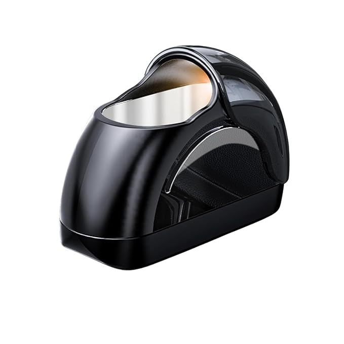 Portable Adhesive Ash Tray for Car with Aluminum Alloy Inner