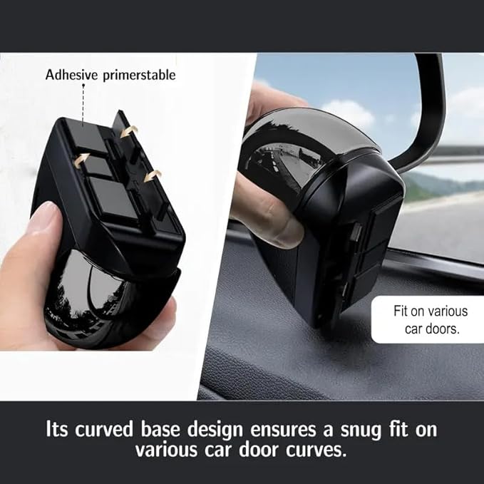 Portable Adhesive Ash Tray for Car with Aluminum Alloy Inner