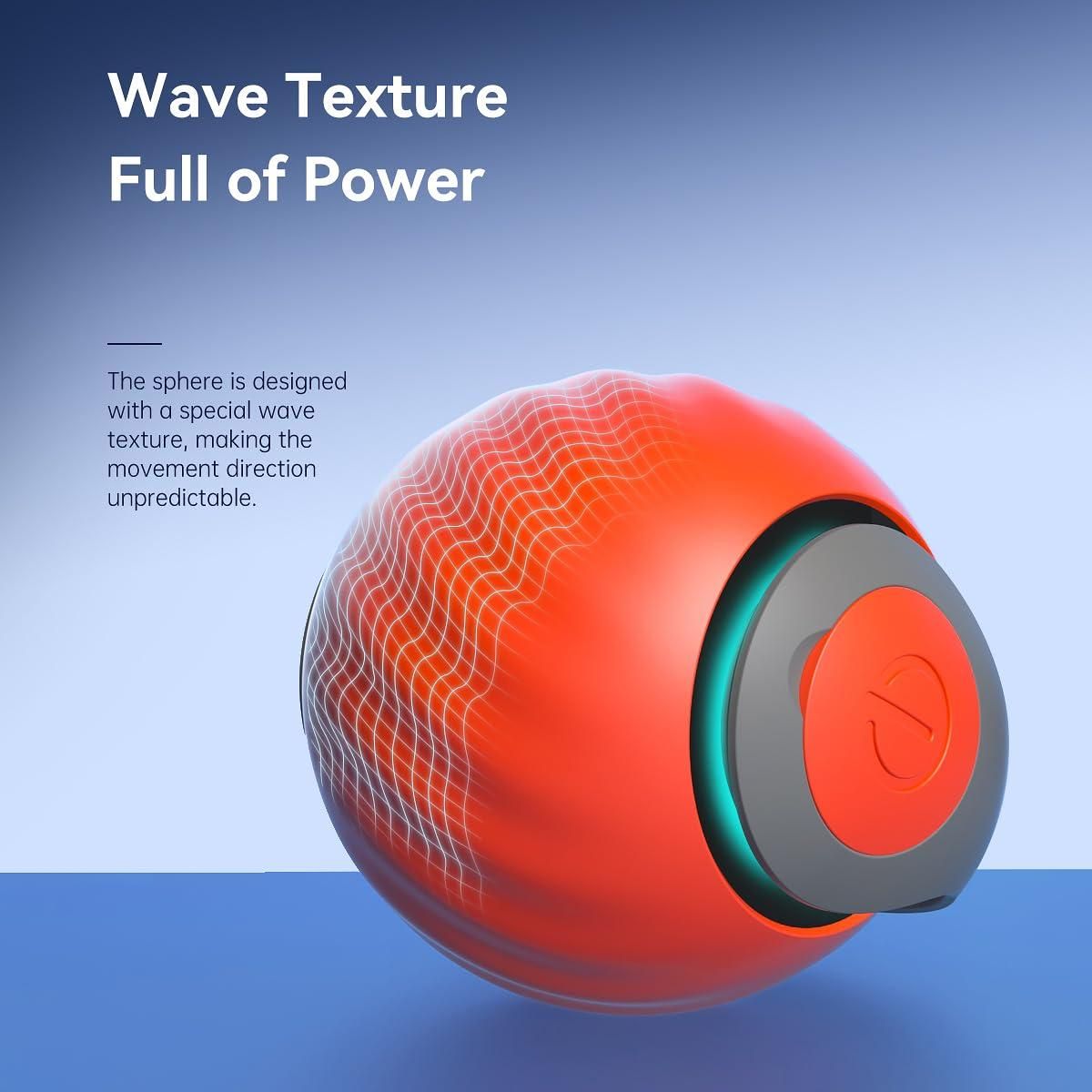 Rolling Ball Cat Toy - Interactive Self-Moving Toy for Pets