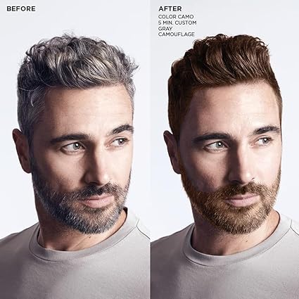 Men's Hair, Mustache & Beard Dye, Natural Black Color in 5 Minutes, 120ml