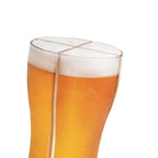 Beer Splitter Mug - Acrylic Dual-Chamber Beer Mug