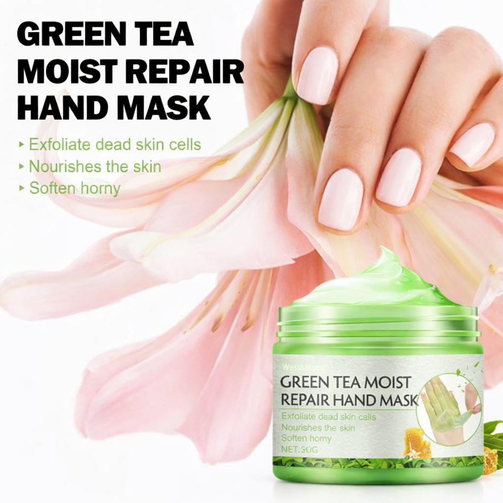 Green Tea Moisturizing Hand Mask 50g (Pack of 2)
