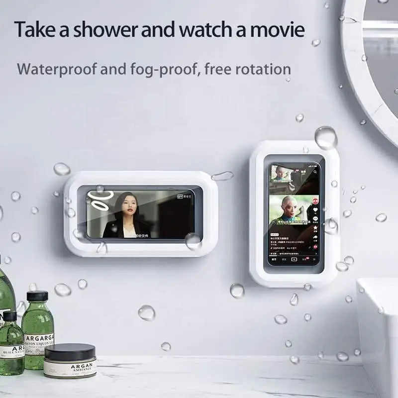Shower Waterproof Mobile Phone Box for Bathroom and Kitchen