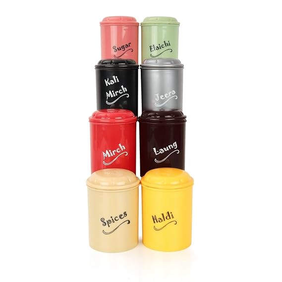 Airtight Small Plastic Storage Containers 250ml (Pack of 8)
