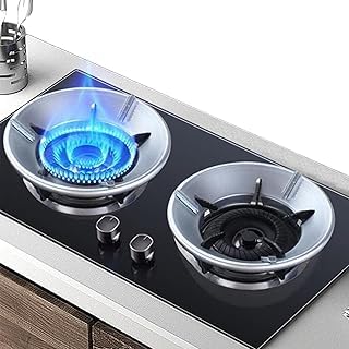 Set of two alloy steel gas saver burner stands for kitchen stoves