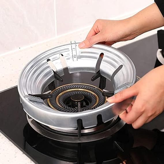 Gas Saver Burner Stand (Pack of 2) - Alloy Steel Cooktop Support