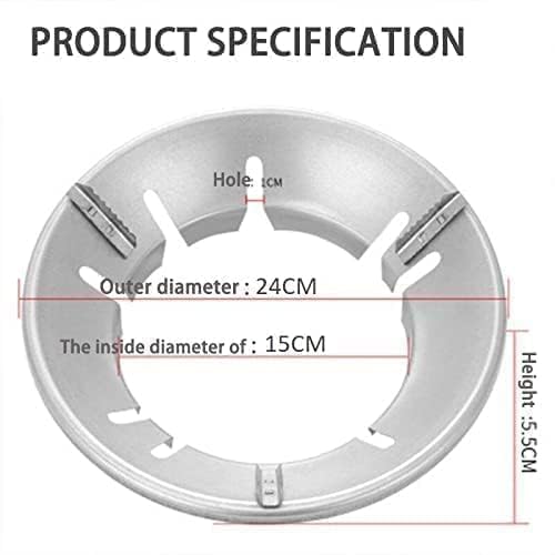 Gas Saver Burner Stand (Pack of 2) - Alloy Steel Cooktop Support