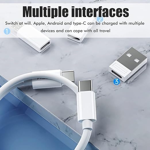 Mini Multi-Functional Fast Charging Data Cable Set with Storage Box and SIM Pin
