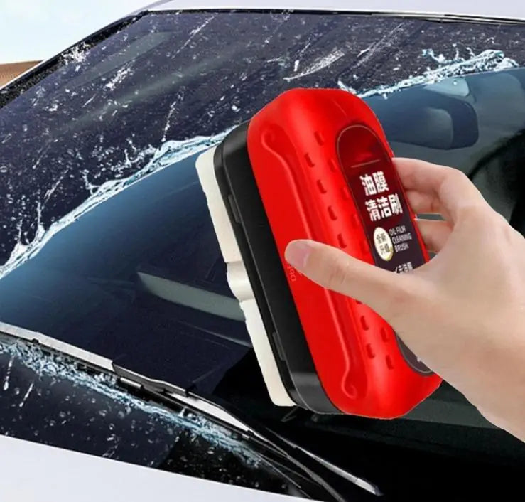 Handheld glass cleaning board brush made of plastic