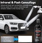 Invisible License Plate Spray (Pack of 2)