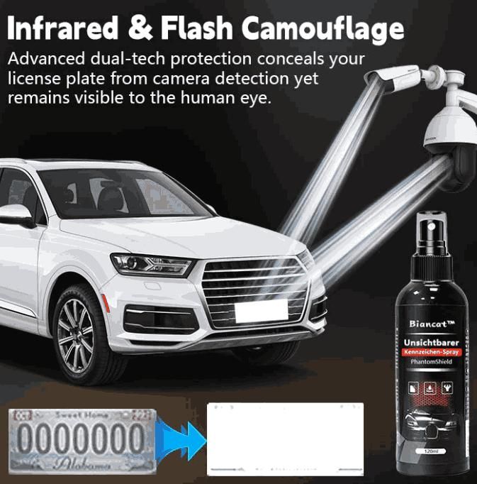 Biancat Phantomshield Invisible License Plate Spray