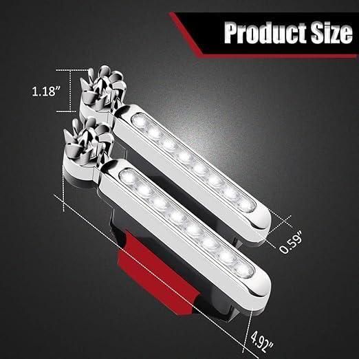 Car Wind Powered LED Light - Pack of 2