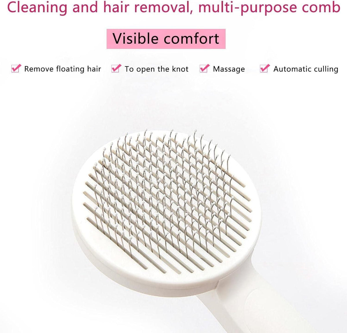 Cat Head Comb - Grooming Brush for Pets