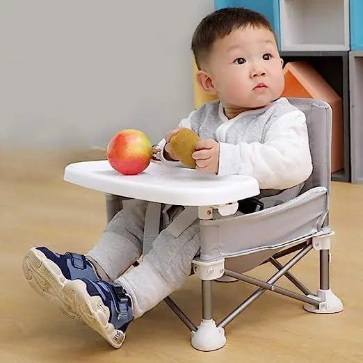 Folding Portable High Chair with Detachable Tray