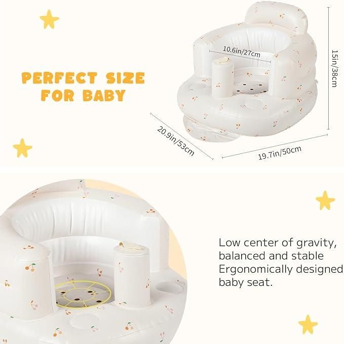 Inflatable Baby Chair for Sitting and Support