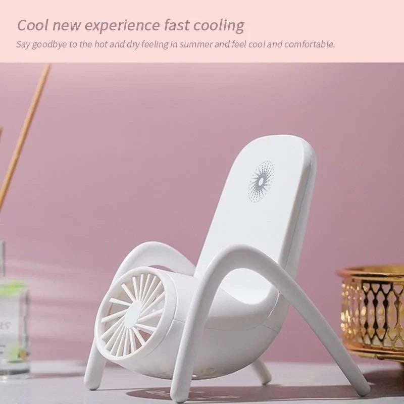 Portable Handheld Fan With Integrated Mobile Holder (EF33)