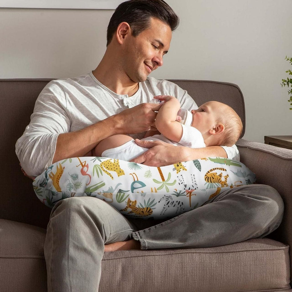 Baby Nursing Pillow Cover - Soft Fabric Nursing Support Cover