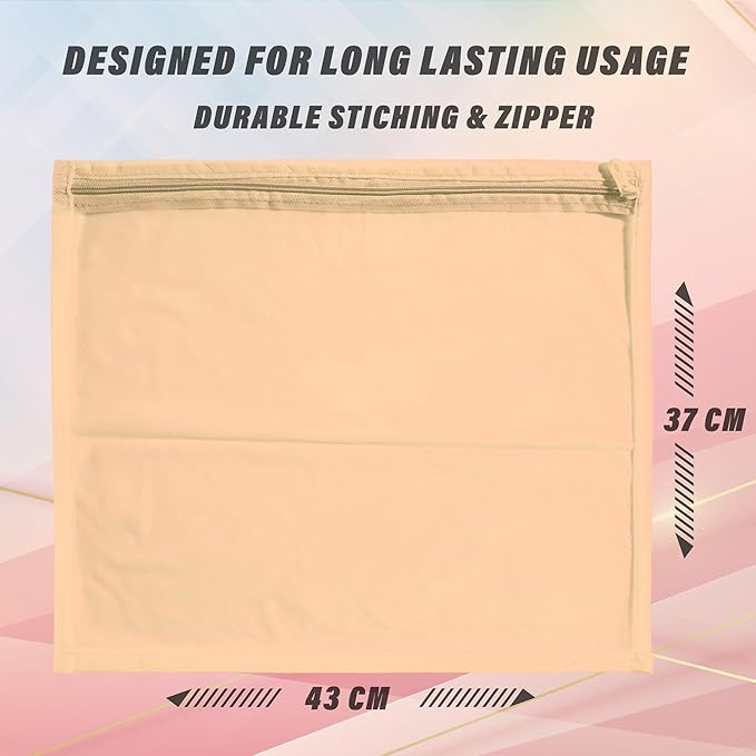 Single Saree And Dress Covers With Zip, Pack Of 12