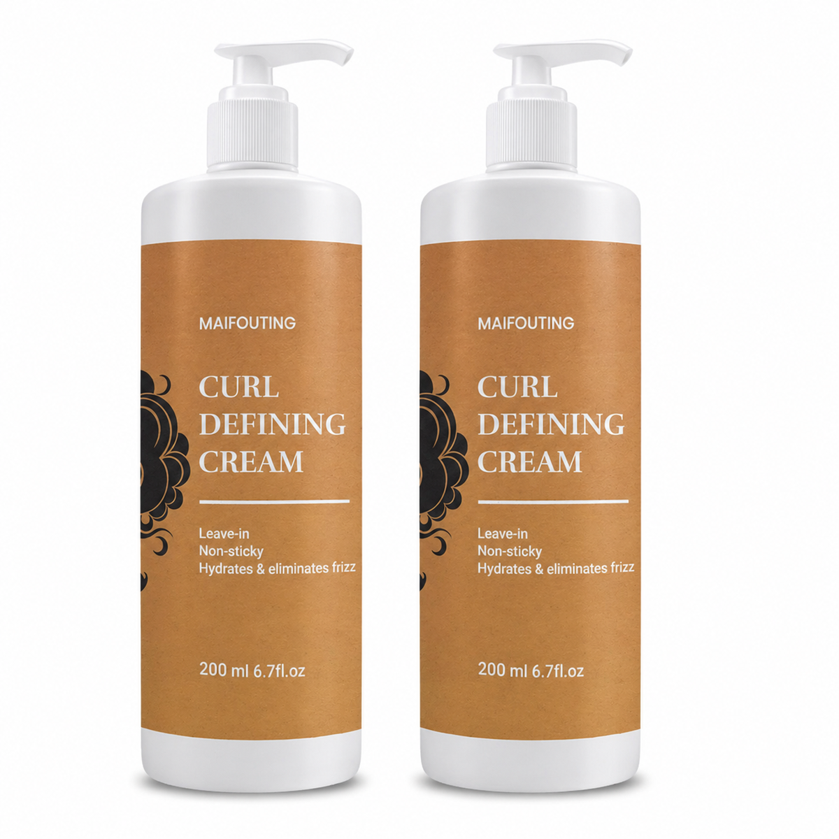 Two bottles of Curl Defining Cream 200 ml packaging