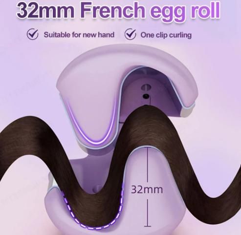Professional French Egg Roll Hair Curling Iron