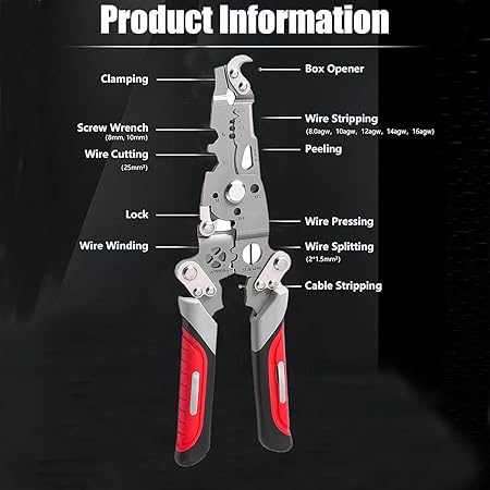 Cable Striper (CS15) Stainless Steel Wire Stripping Tool
