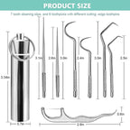 7-in-1 Professional Stainless Steel Dental Cleaning Kit