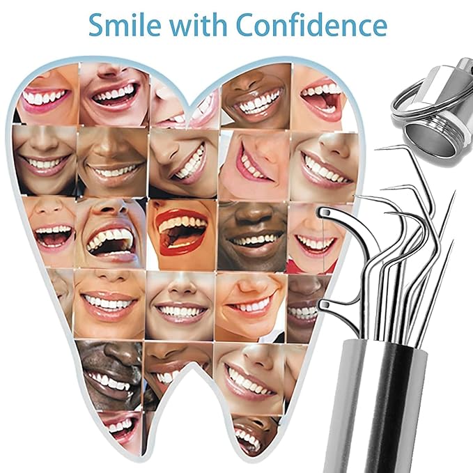 7-in-1 Professional Stainless Steel Dental Cleaning Kit