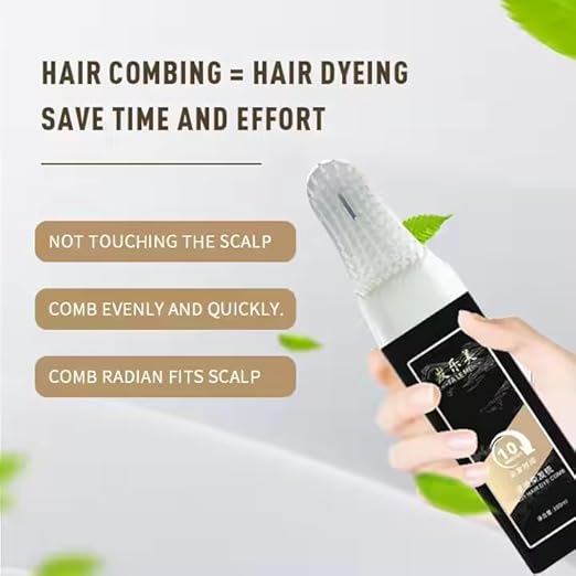 Natural Hair Color Comb, Multicolour