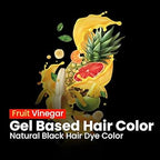 Fruit Vinegar Gel-Based Black Hair Colour Dye