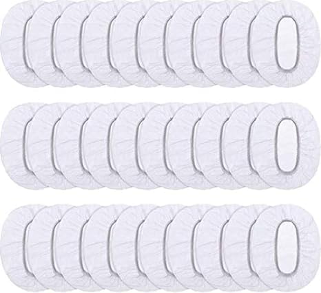 Bathing Ear Cover Caps - 100 Piece Disposable Plastic Protectors