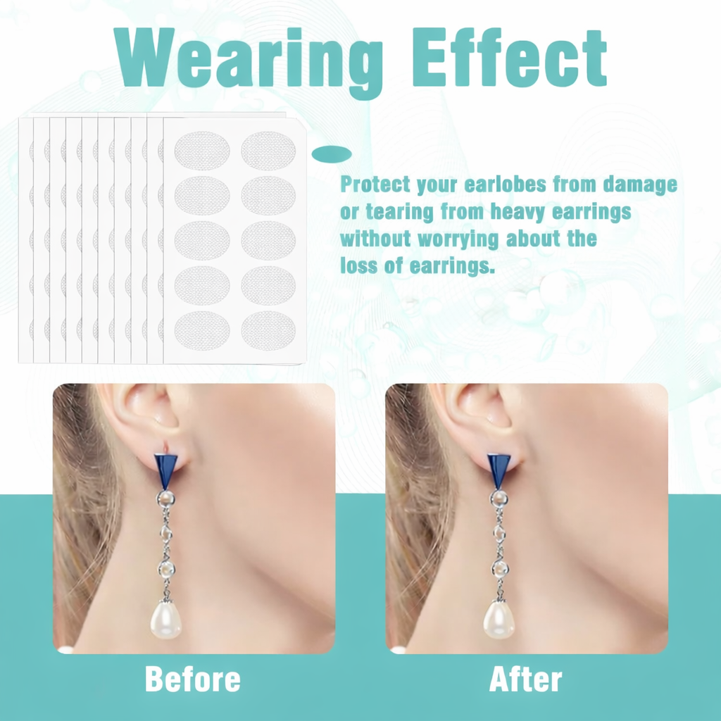 Earlobe Support Patches - 100 Pieces