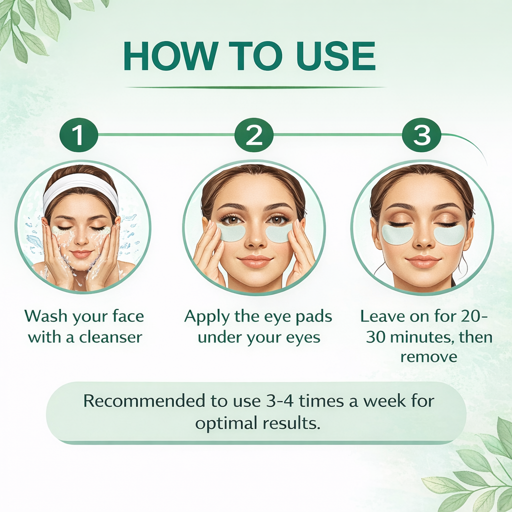 Under Eye Pads - 2 Packs of 10 Pieces Each (20 Total)