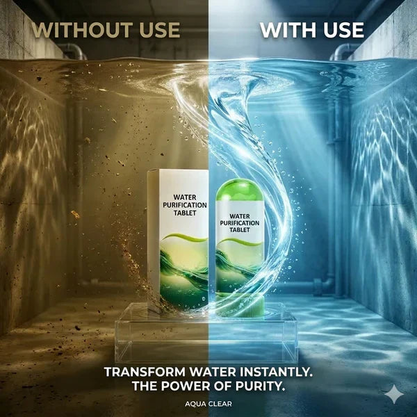 Fish Tank Water Treatment Tablets for Clear Water and Odor Control, 10 Tablets