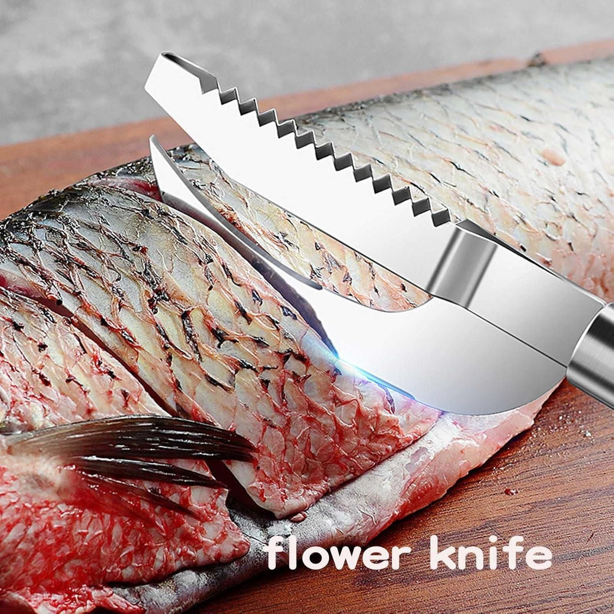 3-in-1 Stainless Steel Fish Scaler Scraper Tool