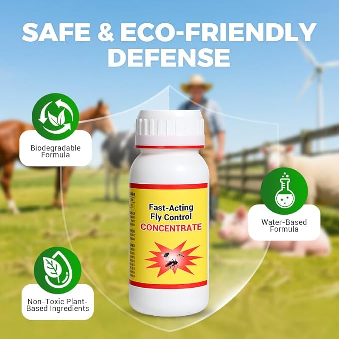 Fast-Acting Fly Control Concentrate 200ml - Pack of 2