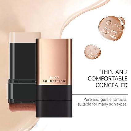 Korean Hydrating Lightweight Foundation Stick with Brush