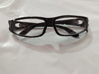 A pair of computer glasses for eye protection featuring a lightweight frame and blue light filtering lenses